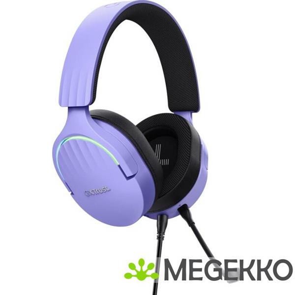 Grote foto trust gxt 490p fayzo 7.1 rgb bedraad paars audio tv en foto koptelefoons
