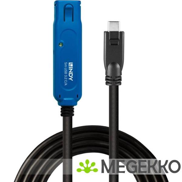 Grote foto lindy 43380 usb kabel usb c 3.2 gen 1 5gbps usn a 5m computers en software overige computers en software