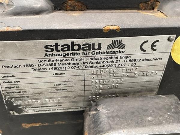 Grote foto stabau vorkversteller incl. schuifvork agrarisch heftrucks