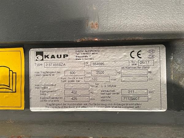 Grote foto kaup vorkversteller agrarisch heftrucks