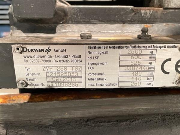 Grote foto durwen vorkversteller agrarisch heftrucks