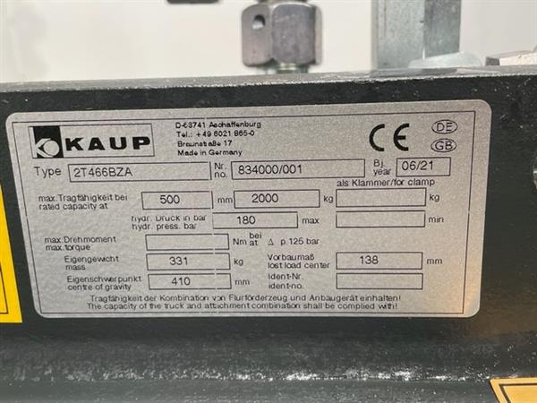 Grote foto kaup vorkversteller met zijverschuiver nieuw agrarisch heftrucks