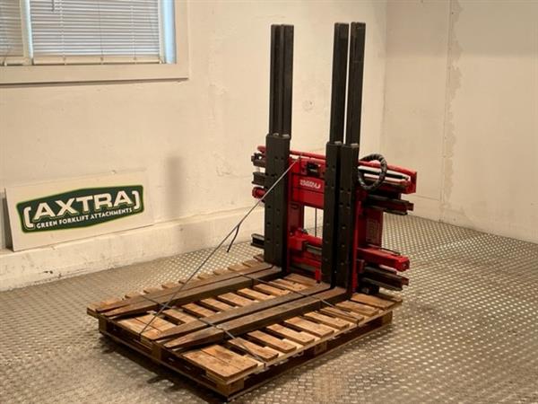 Grote foto bolzoni vorkenversteller dubbel agrarisch heftrucks