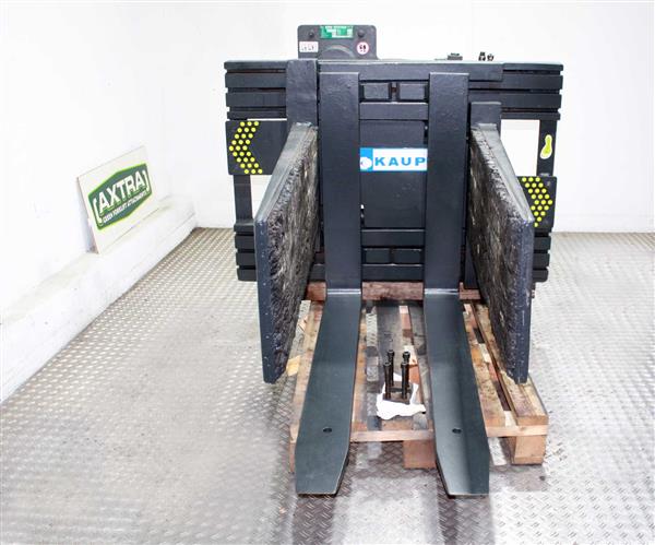 Grote foto kaup balenklem draaibaar met ondersteunende vorken agrarisch heftrucks