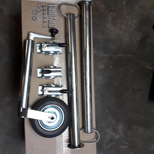 Grote foto neuswielen steunpoten remork auto onderdelen accessoire delen