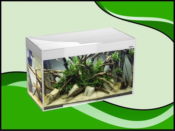 Grote foto aquael glossy 100 wit aquarium dieren en toebehoren vissenkommen