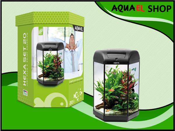 Grote foto hexa 60 aquarium set compleet dieren en toebehoren vissenkommen