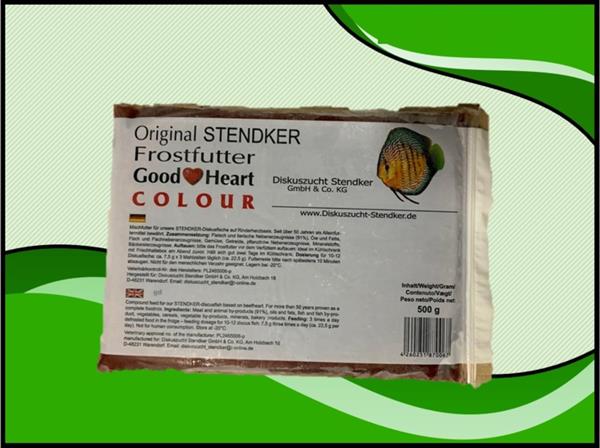Grote foto stendker goodheart colour 500 gram discusvoer dieren en toebehoren vissenkommen
