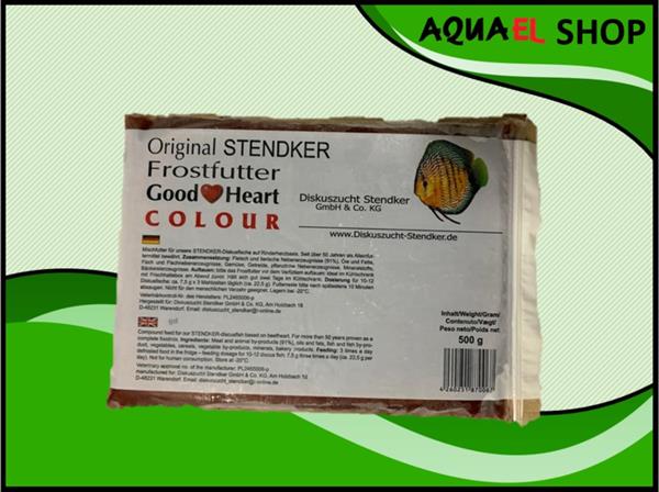 Grote foto stendker goodheart colour 500 gram discusvoer dieren en toebehoren vissenkommen