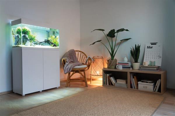 Grote foto aquael optiset 125 aquarium wit 80cm dieren en toebehoren vissenkommen