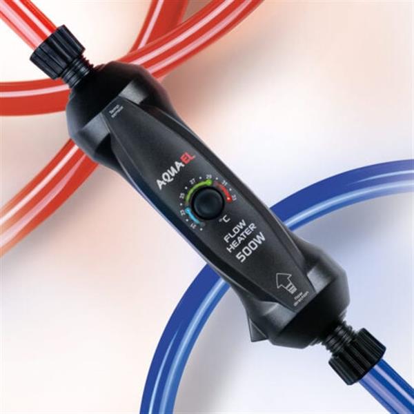 Grote foto aquael flow heater 500w externe aquarium verwarming dieren en toebehoren vissenkommen