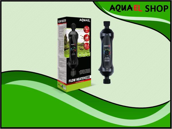 Grote foto aquael flow heater 500w externe aquarium verwarming dieren en toebehoren vissenkommen