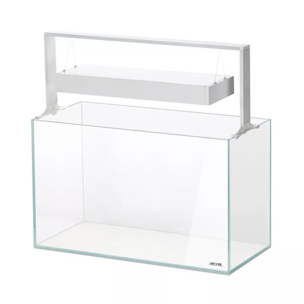 Grote foto osaka ultrascape zwart 60x30x36cm aquarium 3x led verlichting met forest meubel dieren en toebehoren vissenkommen