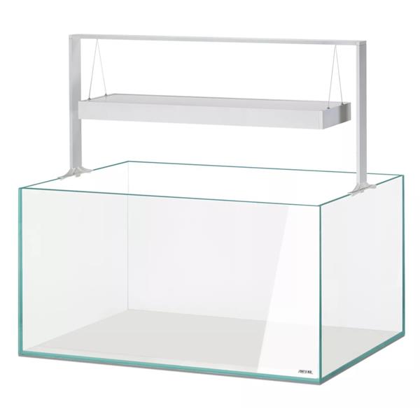 Grote foto osaka ultrascape wit 90x60x45cm aquarium 4x led verlichting met wit meubel dieren en toebehoren vissenkommen