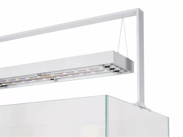 Grote foto osaka ultrascape wit 90x60x45cm aquarium 4x led verlichting met wit meubel dieren en toebehoren vissenkommen