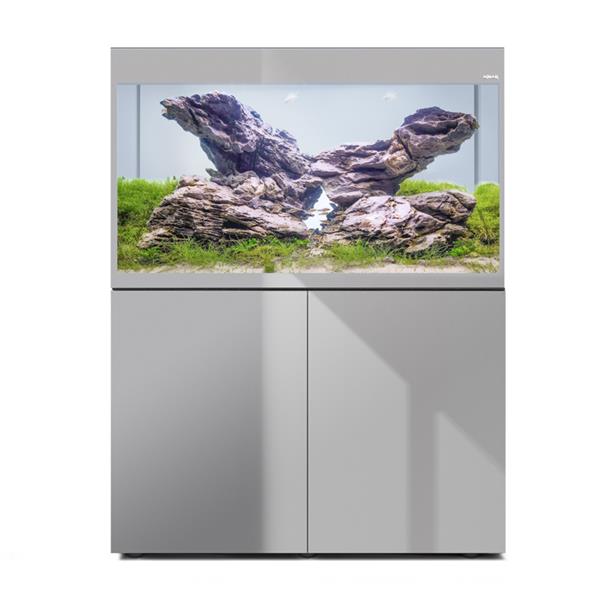 Grote foto aquael glossy 100 grijs aquarium dieren en toebehoren vissenkommen
