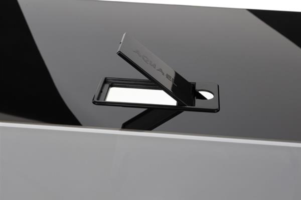 Grote foto aquael glossy 100 grijs aquarium set inclusief glossy meubel dieren en toebehoren vissenkommen