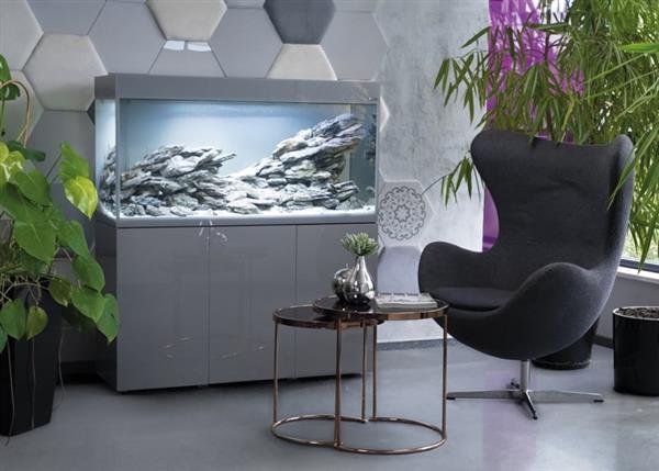 Grote foto aquael glossy 150 grijs aquarium dieren en toebehoren vissenkommen
