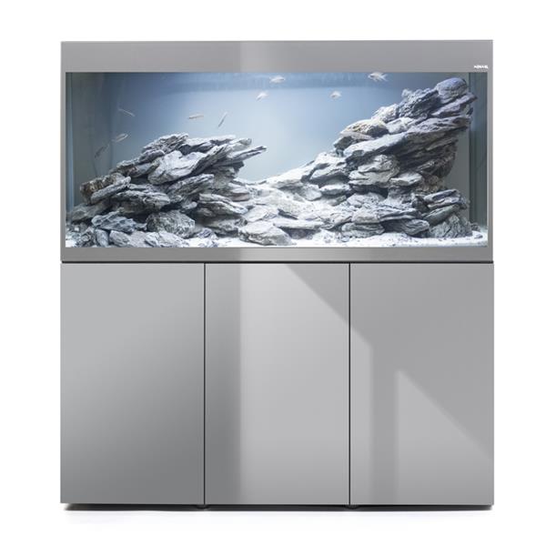 Grote foto aquael glossy 150 grijs aquarium dieren en toebehoren vissenkommen
