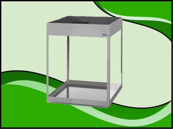 Grote foto aquael glossy 50 cube grijs aquarium dieren en toebehoren vissenkommen