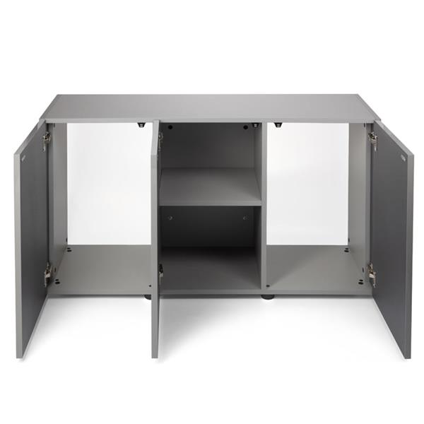 Grote foto glossy 150cm aquarium meubel grijs dieren en toebehoren vissenkommen