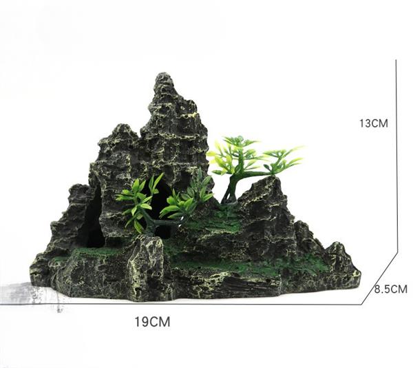 Grote foto rots formatie 13 cm aquariumdecoratie as 110 dieren en toebehoren vissenkommen