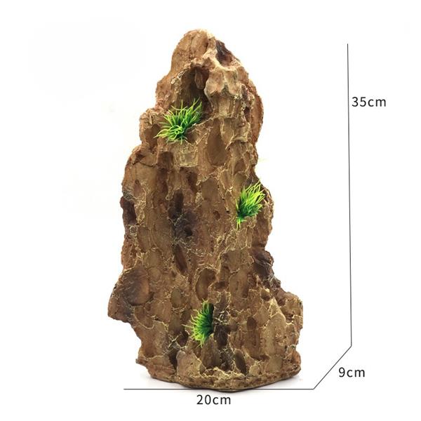 Grote foto dragonstone 35 cm decoratierots as135 dieren en toebehoren vissenkommen