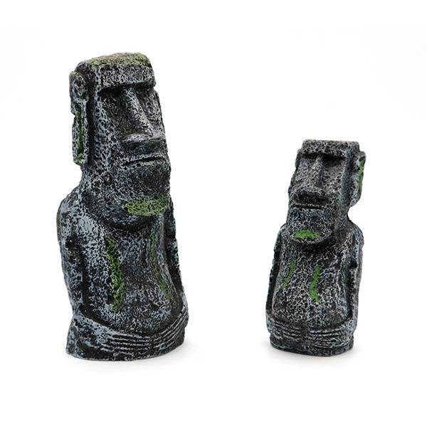 Grote foto paaseiland moai 12 cm as 161 dieren en toebehoren vissenkommen