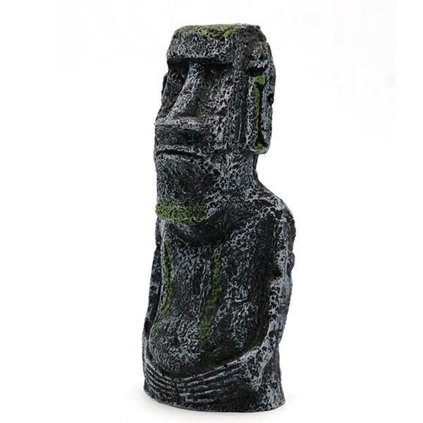 Grote foto paaseiland moai 17 5 cm as 162 dieren en toebehoren vissenkommen