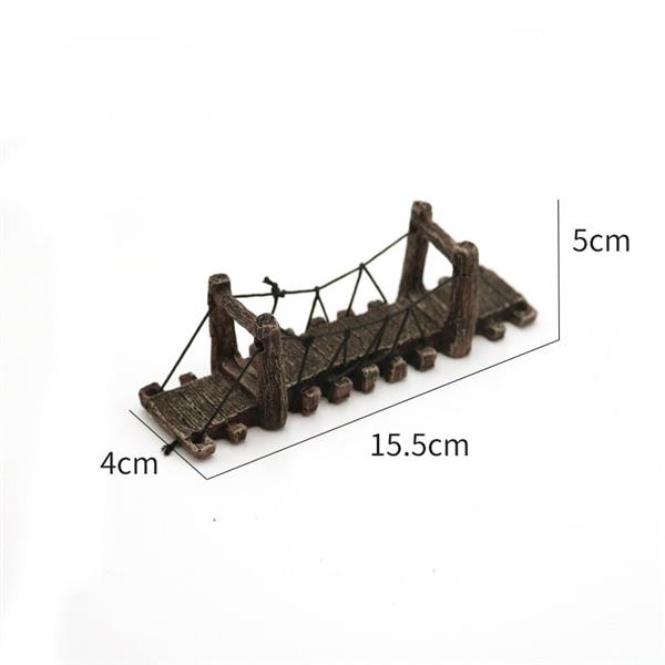 Grote foto aquarium decoratie loopbrug 16 cm as 170 dieren en toebehoren vissenkommen