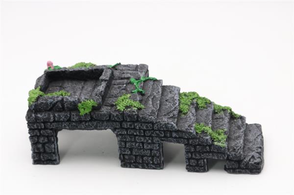 Grote foto aquariumdecoratie brug trap 23 cm as 180 dieren en toebehoren vissenkommen
