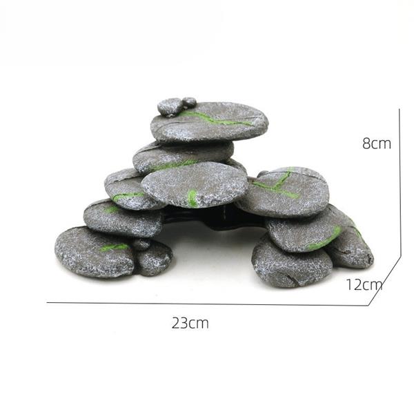 Grote foto platau stapelstenen leghol grot 8cm aquariumdecoratie as 184 dieren en toebehoren vissenkommen