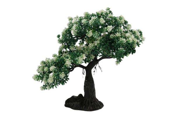 Grote foto bonsaiboom 27cm aquariumdecoratie as 204 dieren en toebehoren vissenkommen