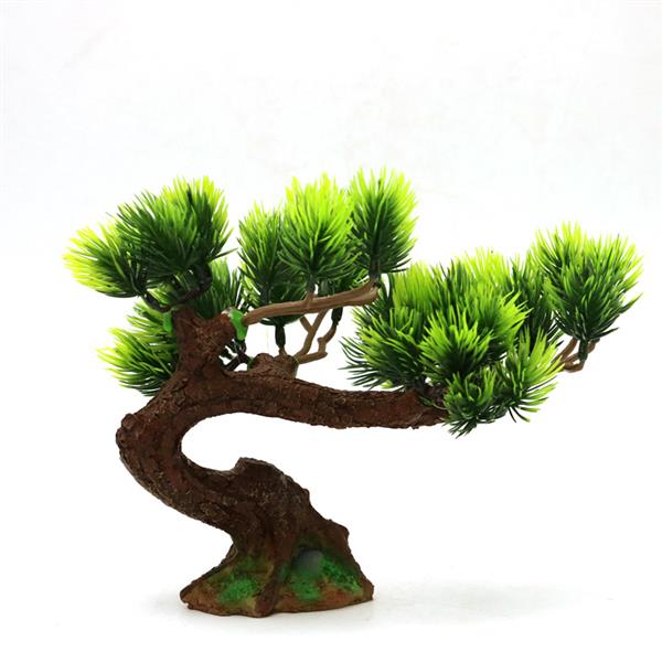 Grote foto bonsaiboom 18 cm aquariumdecoratie as 206 dieren en toebehoren vissenkommen