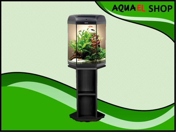Grote foto hexa 60 aquarium set compleet inclusief meubel dieren en toebehoren vissenkommen