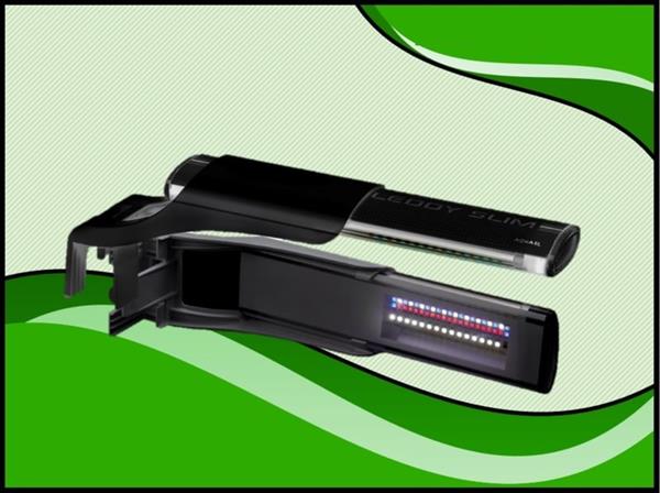 Grote foto leddy slim duo 10watt zwart vol spectrum aquarium led lamp dieren en toebehoren vissenkommen