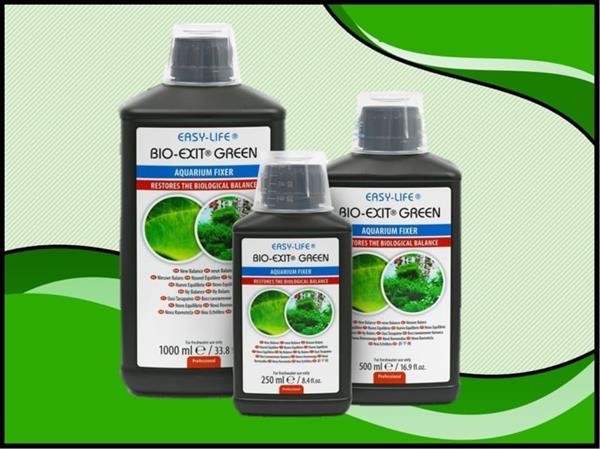Grote foto easy life bio exit green 500ml tegen baard draad en penseelalgen dieren en toebehoren vissenkommen