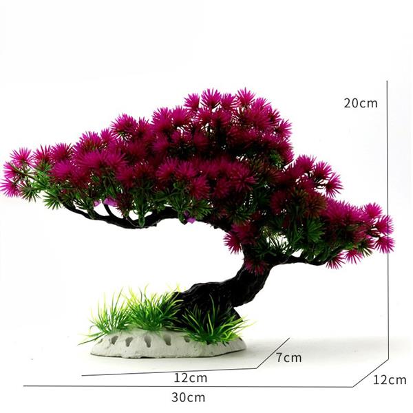 Grote foto bonsai boom 30 cm aquarium decoratie as 223 dieren en toebehoren vissenkommen