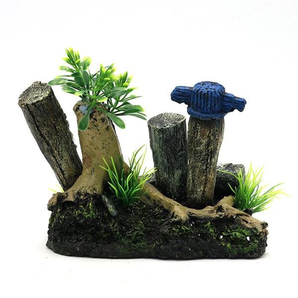 Grote foto totempalen 13cm aquariumdecoratie as 232 dieren en toebehoren vissenkommen