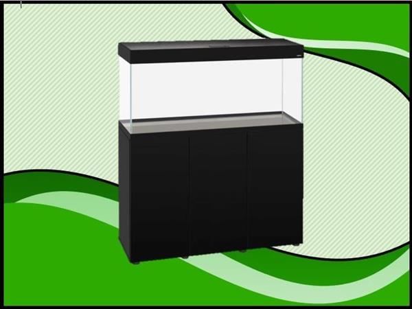 Grote foto aquael optiset 240 aquarium zwart 120cm met meubel dieren en toebehoren vissenkommen