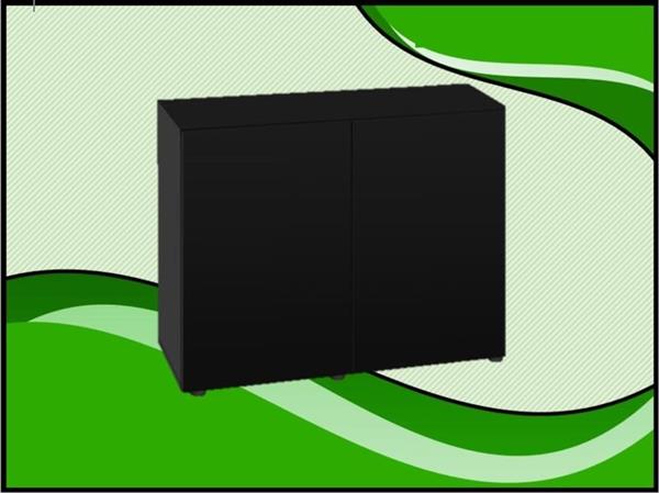 Grote foto aquael optiset 100 black aquarium meubel dieren en toebehoren vissenkommen