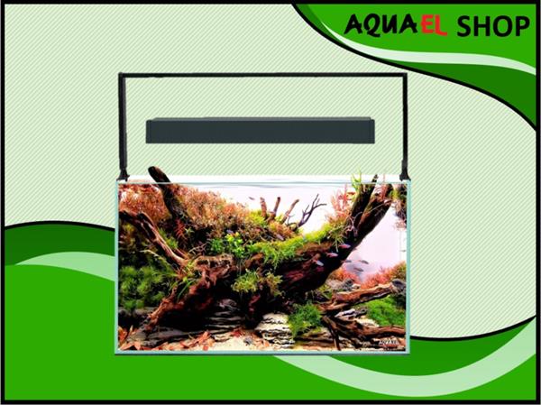 Grote foto osaka ultrascape zwart 60x30x36cm aquarium 3x led verlichting dieren en toebehoren vissenkommen