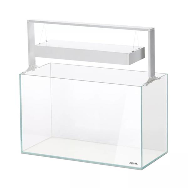 Grote foto osaka ultrascape zwart 60x30x36cm aquarium 3x led verlichting met forest meubel dieren en toebehoren vissenkommen
