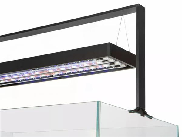 Grote foto osaka ultrascape zwart 90x60x45cm aquarium 4x led verlichting dieren en toebehoren vissenkommen