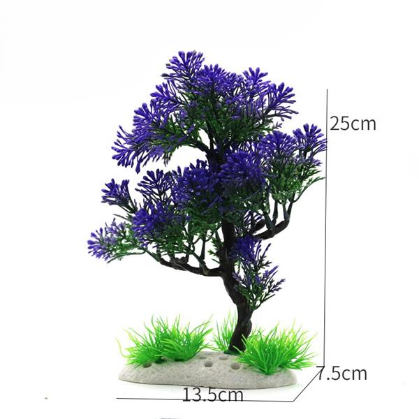 Grote foto bonsaiboom blauw 25cm as 247 dieren en toebehoren vissenkommen
