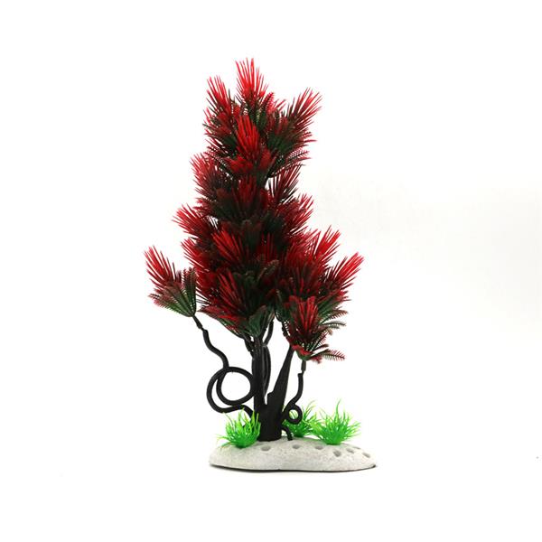Grote foto bonsaiboom rood 32cm aquariumdecoratie as 251 dieren en toebehoren vissenkommen