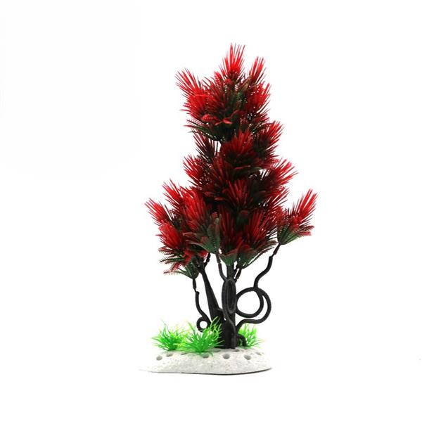Grote foto bonsaiboom rood 32cm aquariumdecoratie as 251 dieren en toebehoren vissenkommen