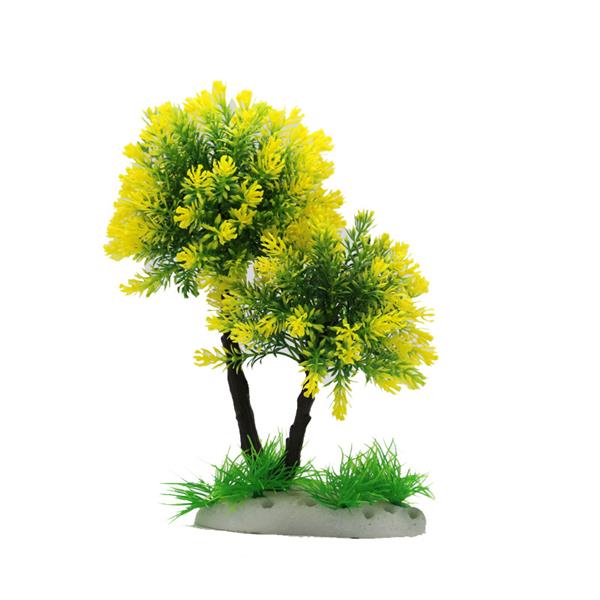 Grote foto bonsaibomen 24cm aquariumdecoratie as 254 dieren en toebehoren vissenkommen