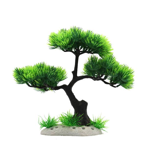 Grote foto bonsaiboom 24 cm aquariumdecoratie as 255 dieren en toebehoren vissenkommen