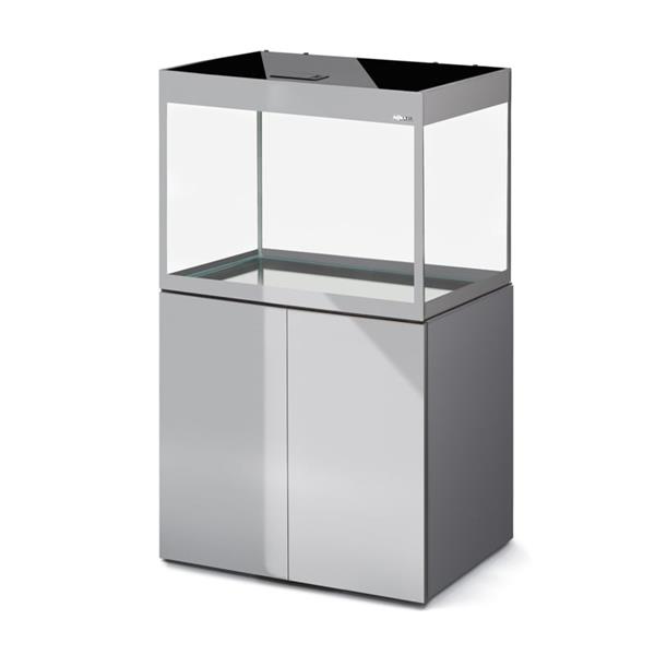 Grote foto aquael glossy 80 grijs aquarium set inclusief glossy meubel dieren en toebehoren vissenkommen